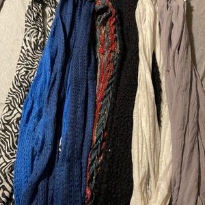 Women’s scarves lot of 6